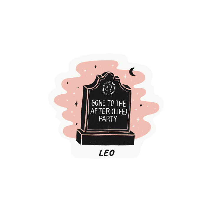 Leo as a Tombstone