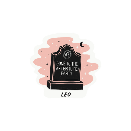 Leo as a Tombstone