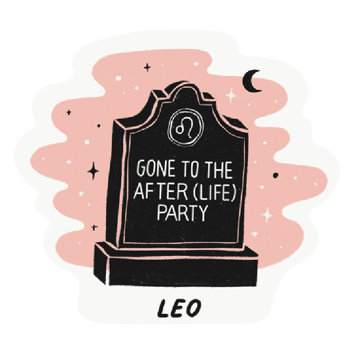 Leo as a Tombstone