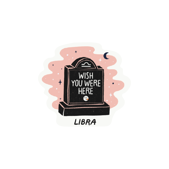 Libra as a Tombstone