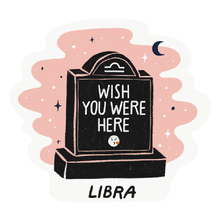 Libra as a Tombstone