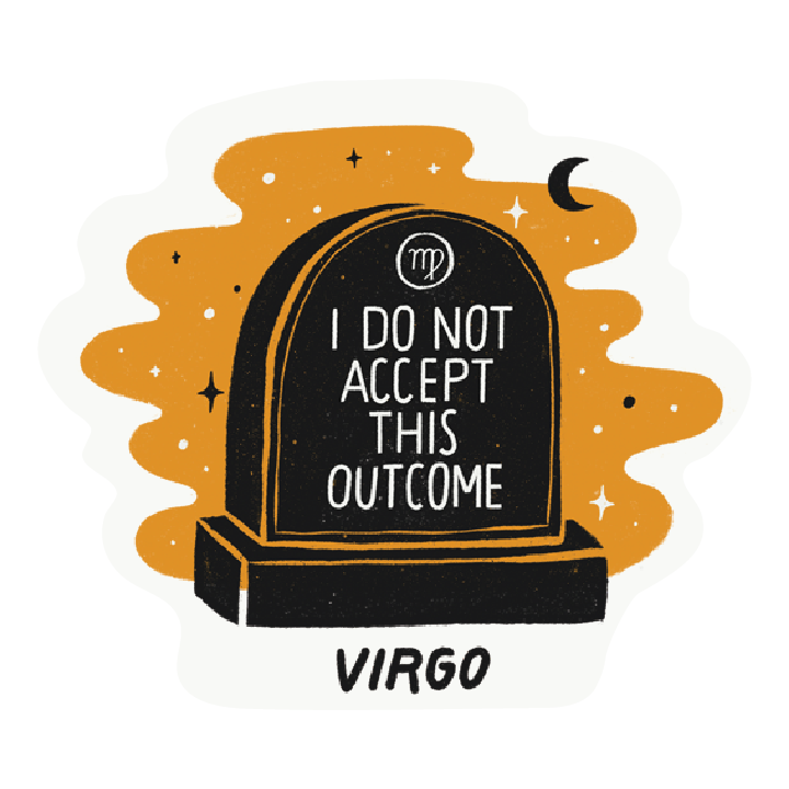 Virgo as a Tombstone