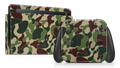 Nintendo Switch 17 Skin Ape Camo Green