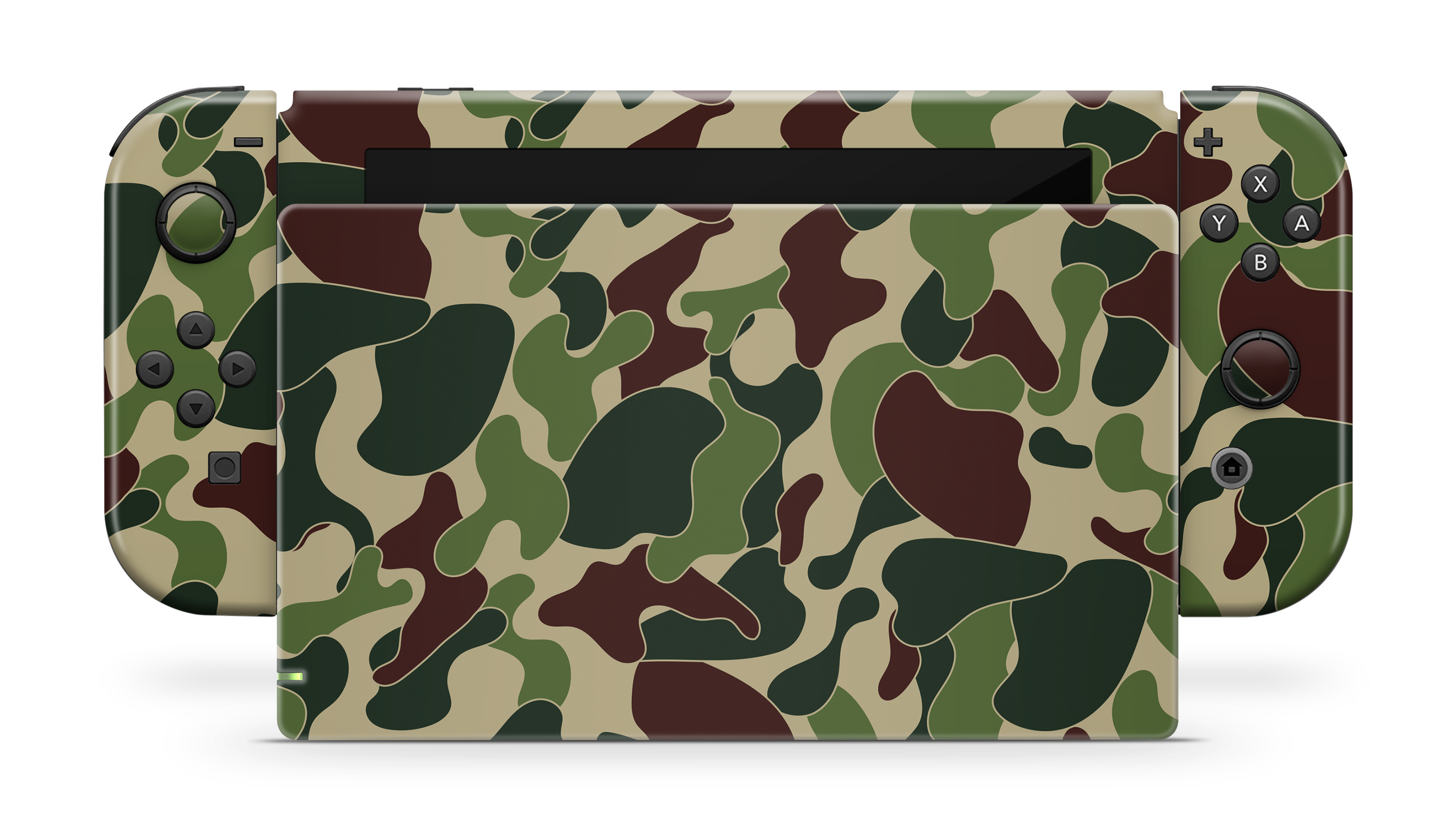 Nintendo Switch 17 Skin Ape Camo Green