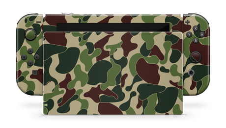 Nintendo Switch 17 Skin Ape Camo Green