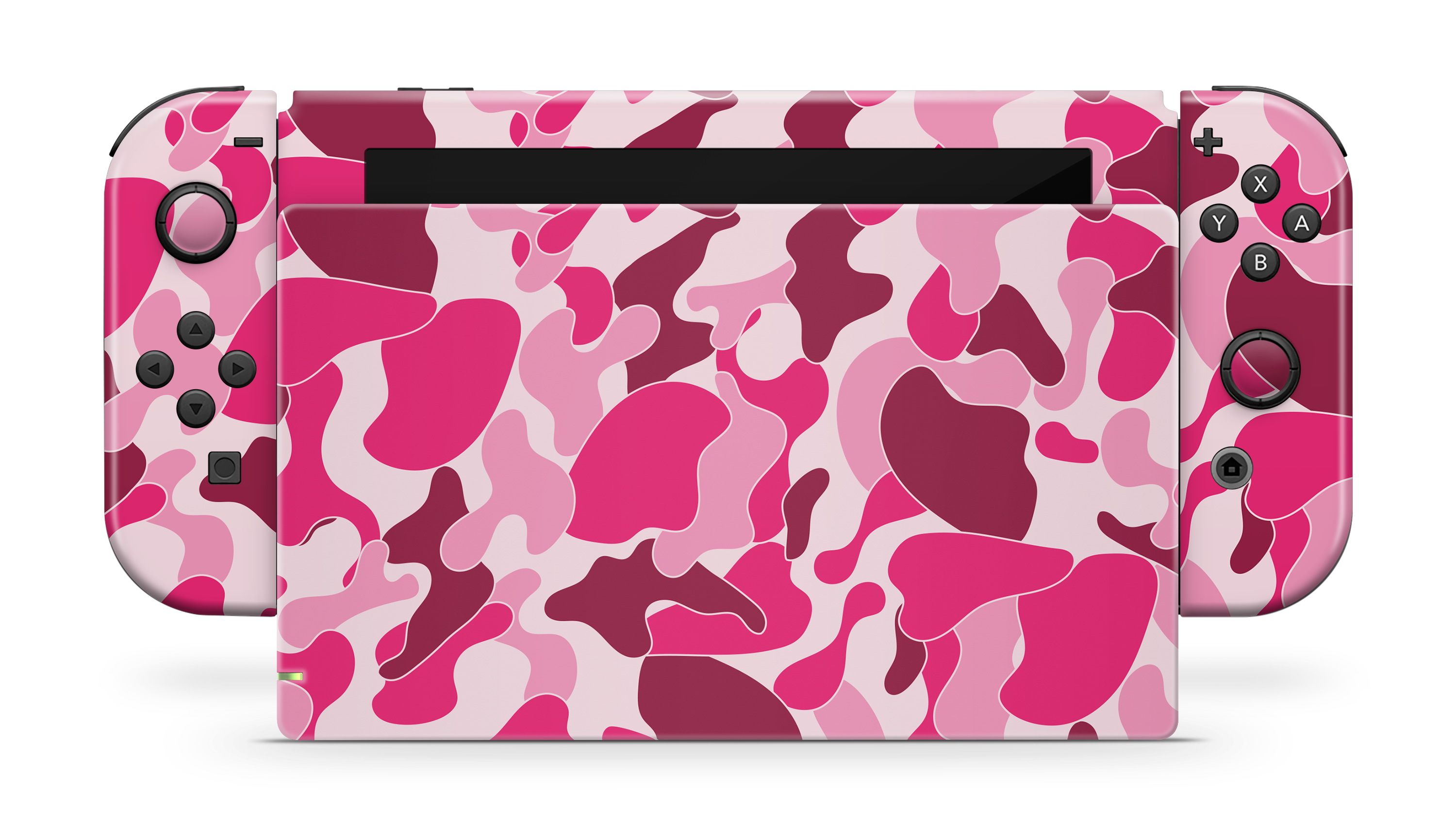 Nintendo Switch 17 Skin Ape Camo Pink