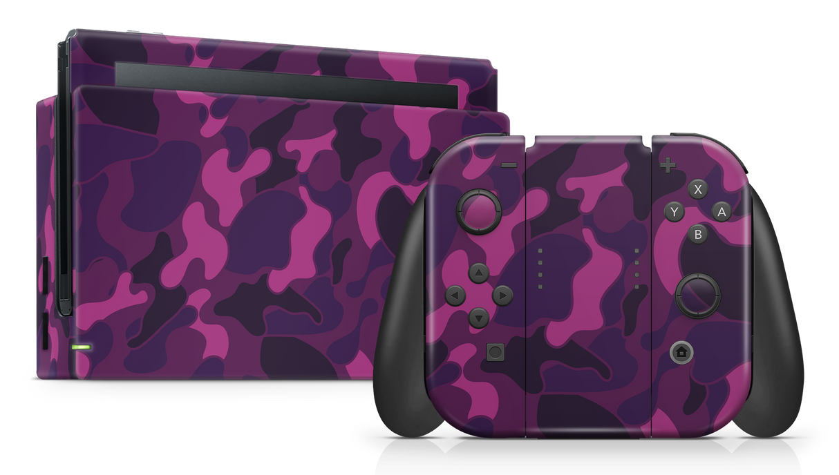 Nintendo Switch 17 Skin Ape Camo Purple