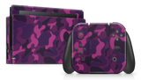 Nintendo Switch 17 Skin Ape Camo Purple