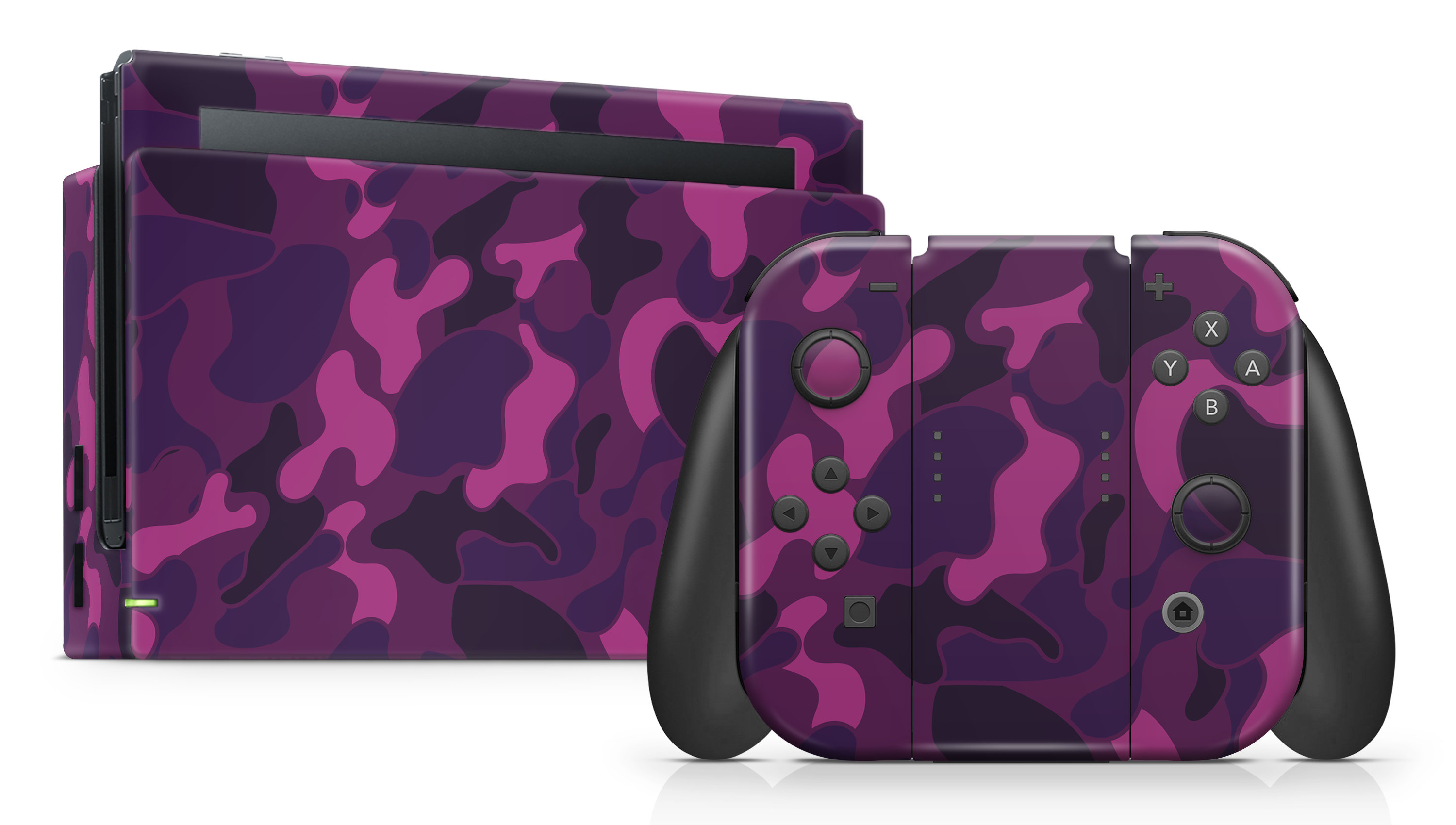 Nintendo Switch 17 Skin Ape Camo Purple