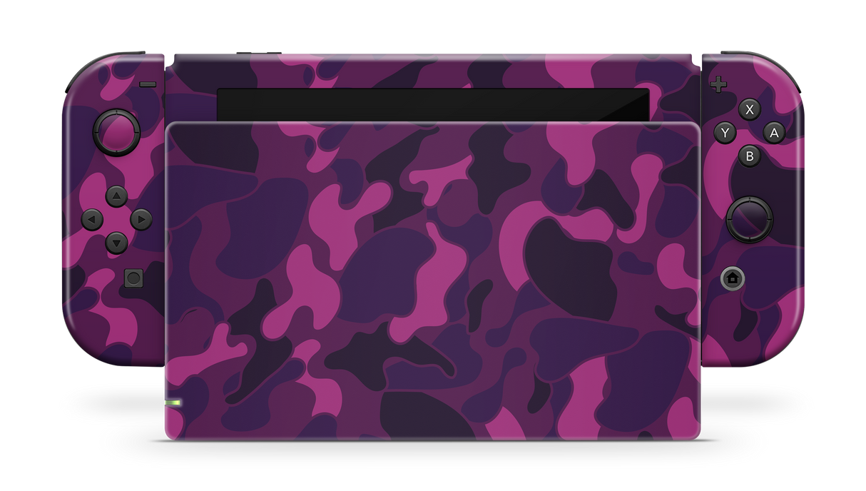 Nintendo Switch 17 Skin Ape Camo Purple