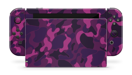 Nintendo Switch 17 Skin Ape Camo Purple