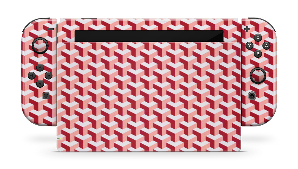 Nintendo Switch 17 Skin GG Red