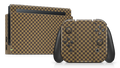 Nintendo Switch 17 Skin Checkers brown
