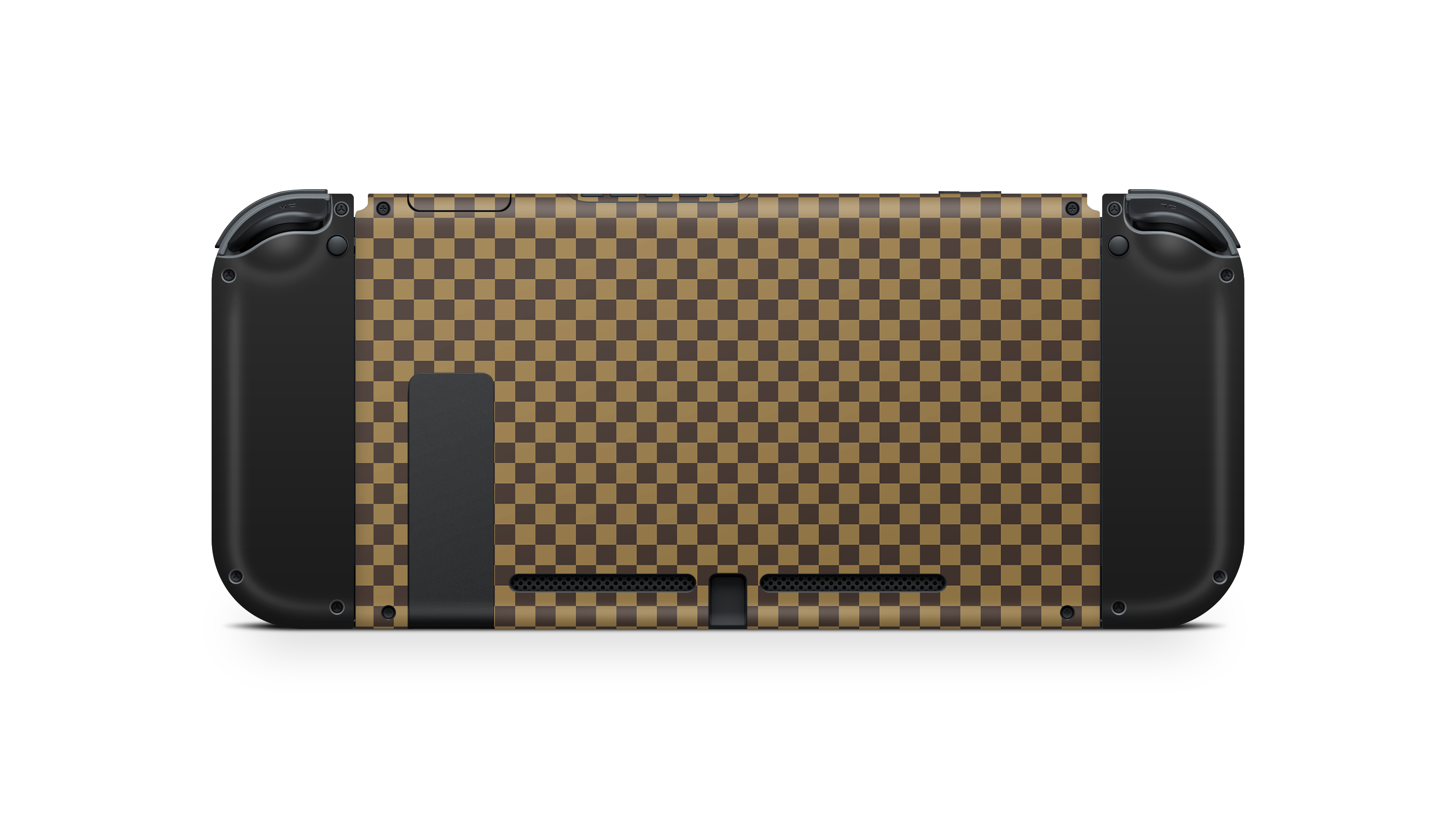 Nintendo Switch 17 Skin Checkers brown