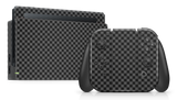 Nintendo Switch 17 Skin Checkers black