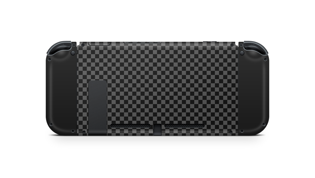 Nintendo Switch 17 Skin Checkers black