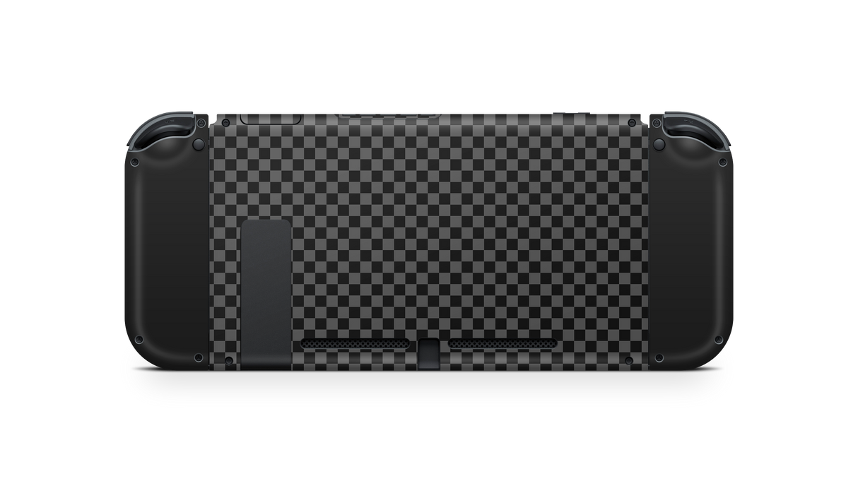 Nintendo Switch 17 Skin Checkers black