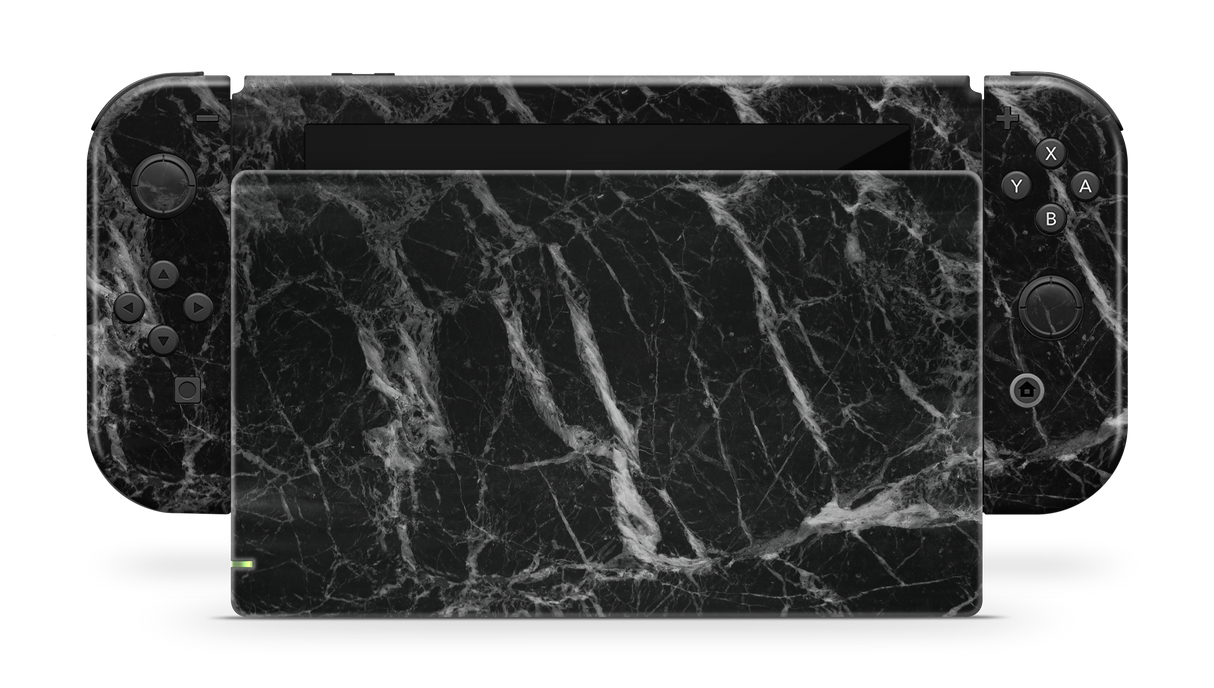 Nintendo Switch 17 Skin Black Marble