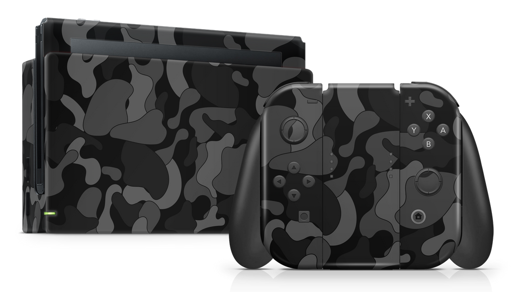 Nintendo Switch 17 Skin Ape Black Camo