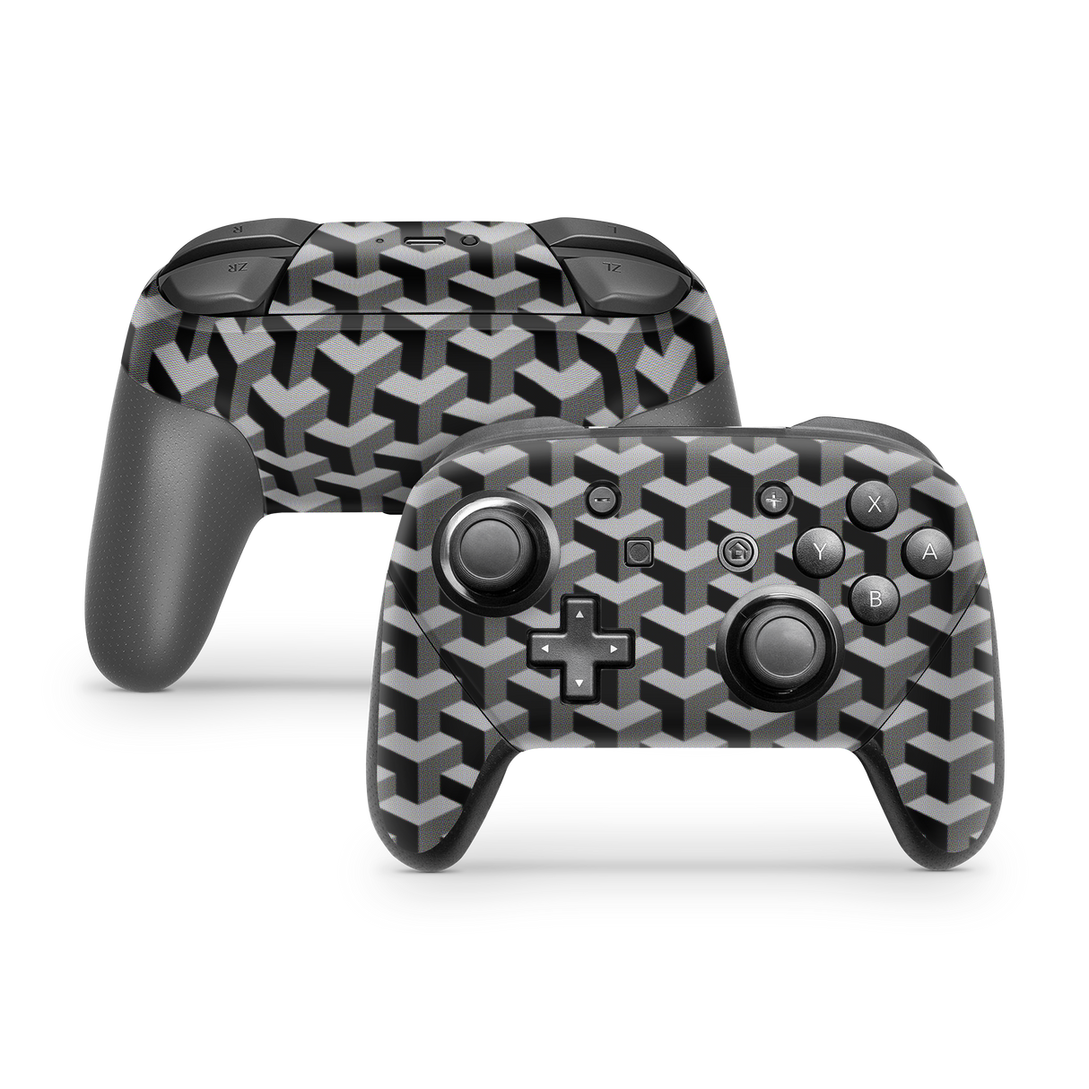 Nintendo Switch Pro Controller Skin GG Black