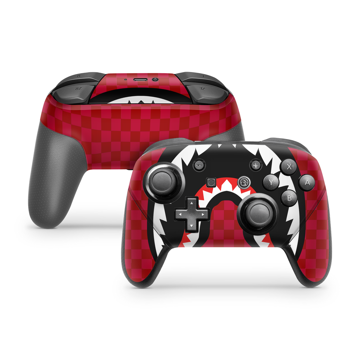 Nintendo Switch Pro Controller Skin Shark Bite