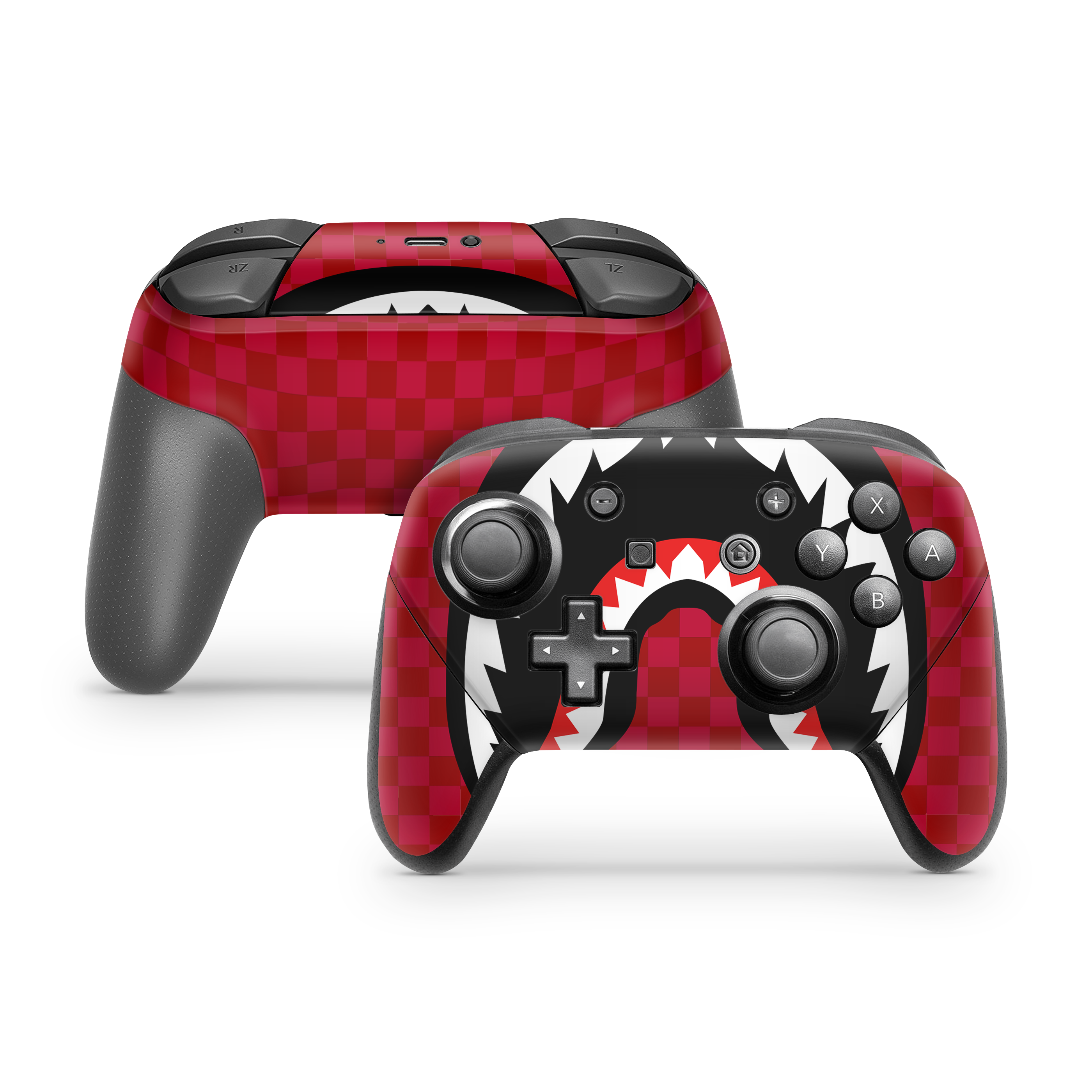 Nintendo Switch Pro Controller Skin Shark Bite