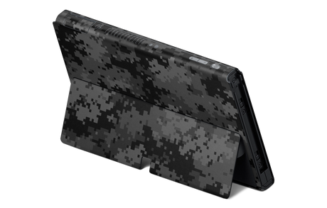 Nintendo Switch OLED Skin Black Digi Camo