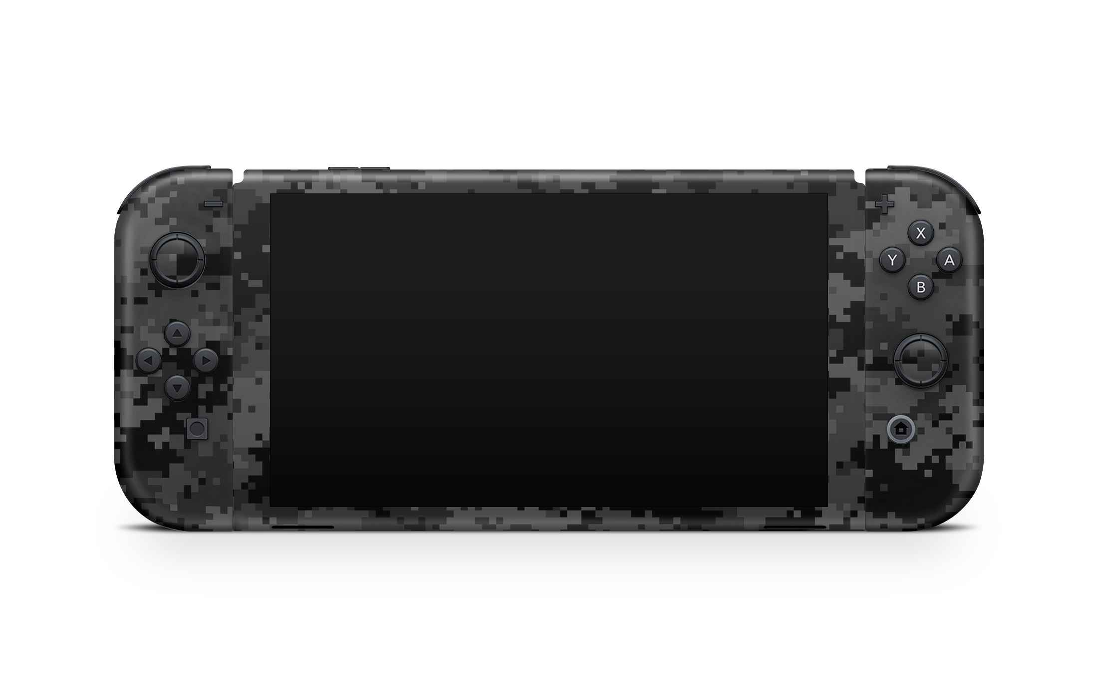Nintendo Switch OLED Skin Black Digi Camo