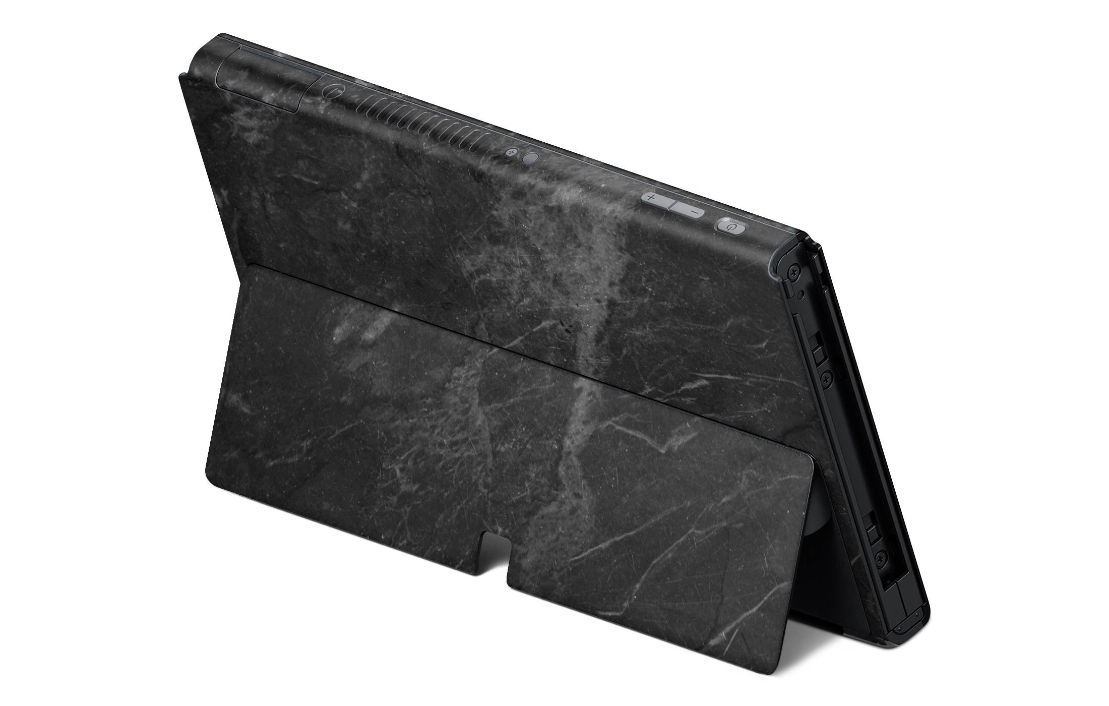 Nintendo Switch OLED Skin Black Marble