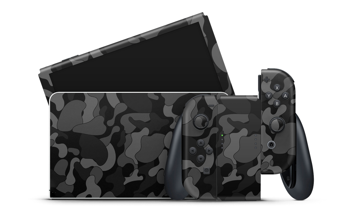 Nintendo Switch OLED Skin Ape Black Camo