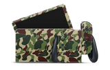 Nintendo Switch OLED Skin Ape Camo Green