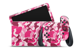 Nintendo Switch OLED Ape Camo Pink