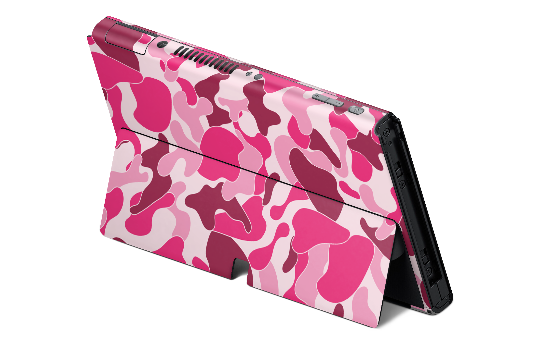 Nintendo Switch OLED Skin Ape Camo Pink