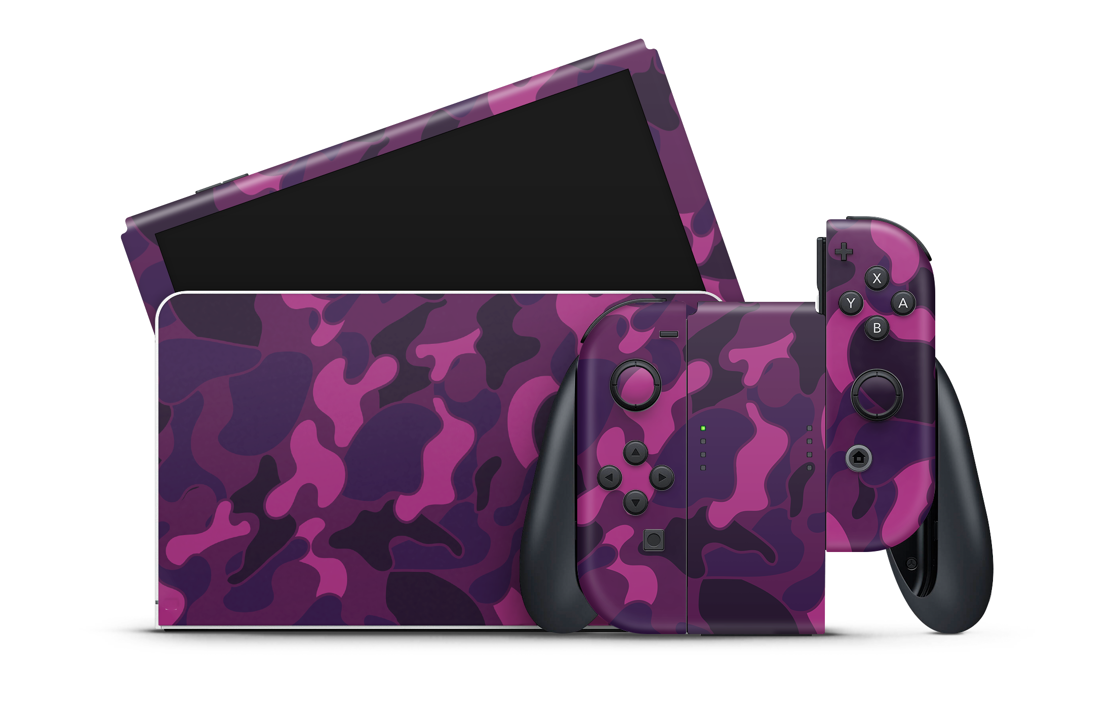 Nintendo Switch OLED Skin Ape Camo Purple