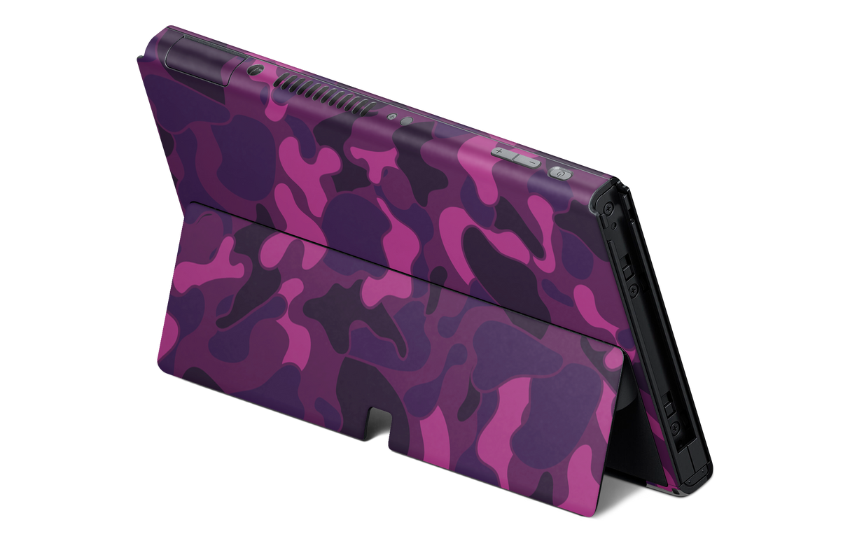 Nintendo Switch OLED Skin Ape Camo Purple