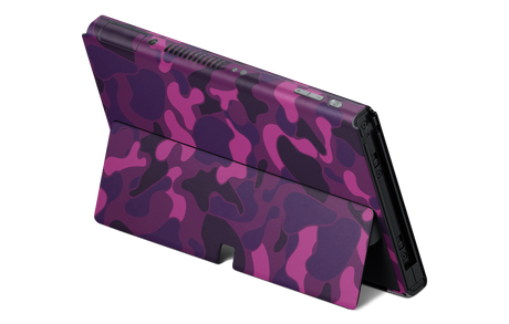 Nintendo Switch OLED Skin Ape Camo Purple