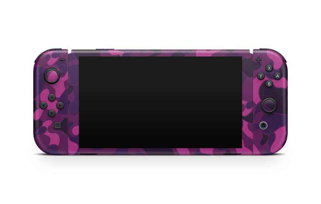 Nintendo Switch OLED Skin Ape Camo Purple