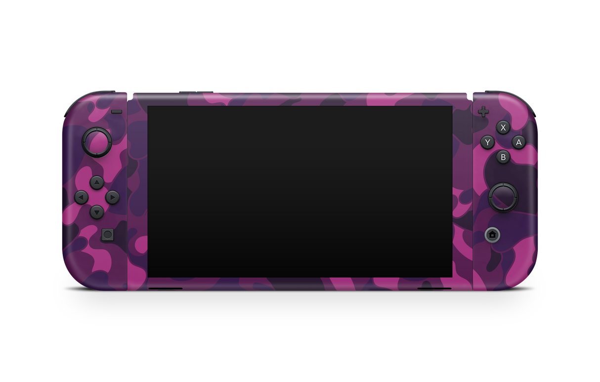 Nintendo Switch OLED Skin Ape Camo Purple