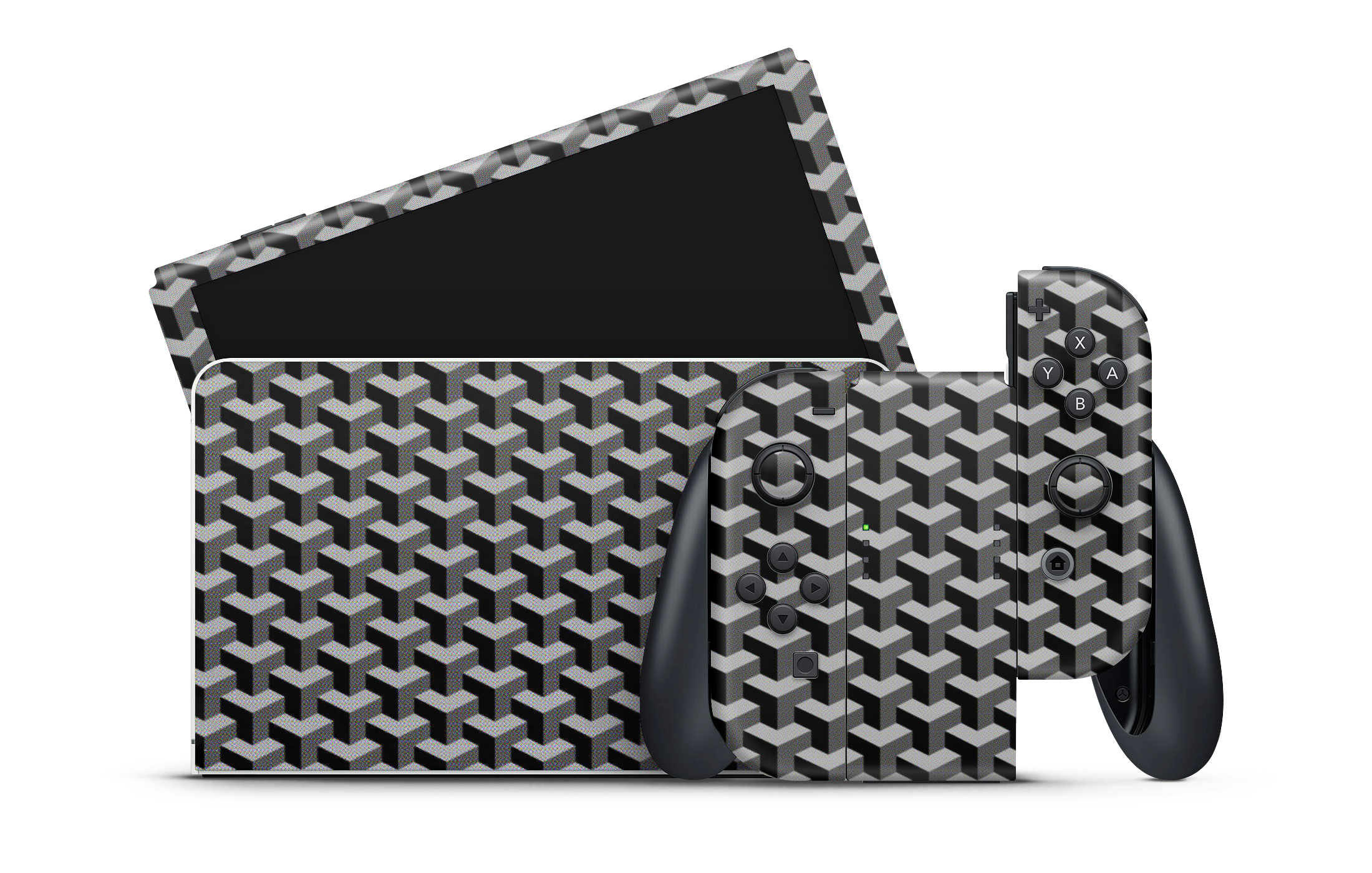 Nintendo Switch OLED Skin GG Black