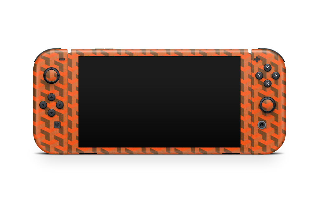 Nintendo Switch OLED Skin GG Orange