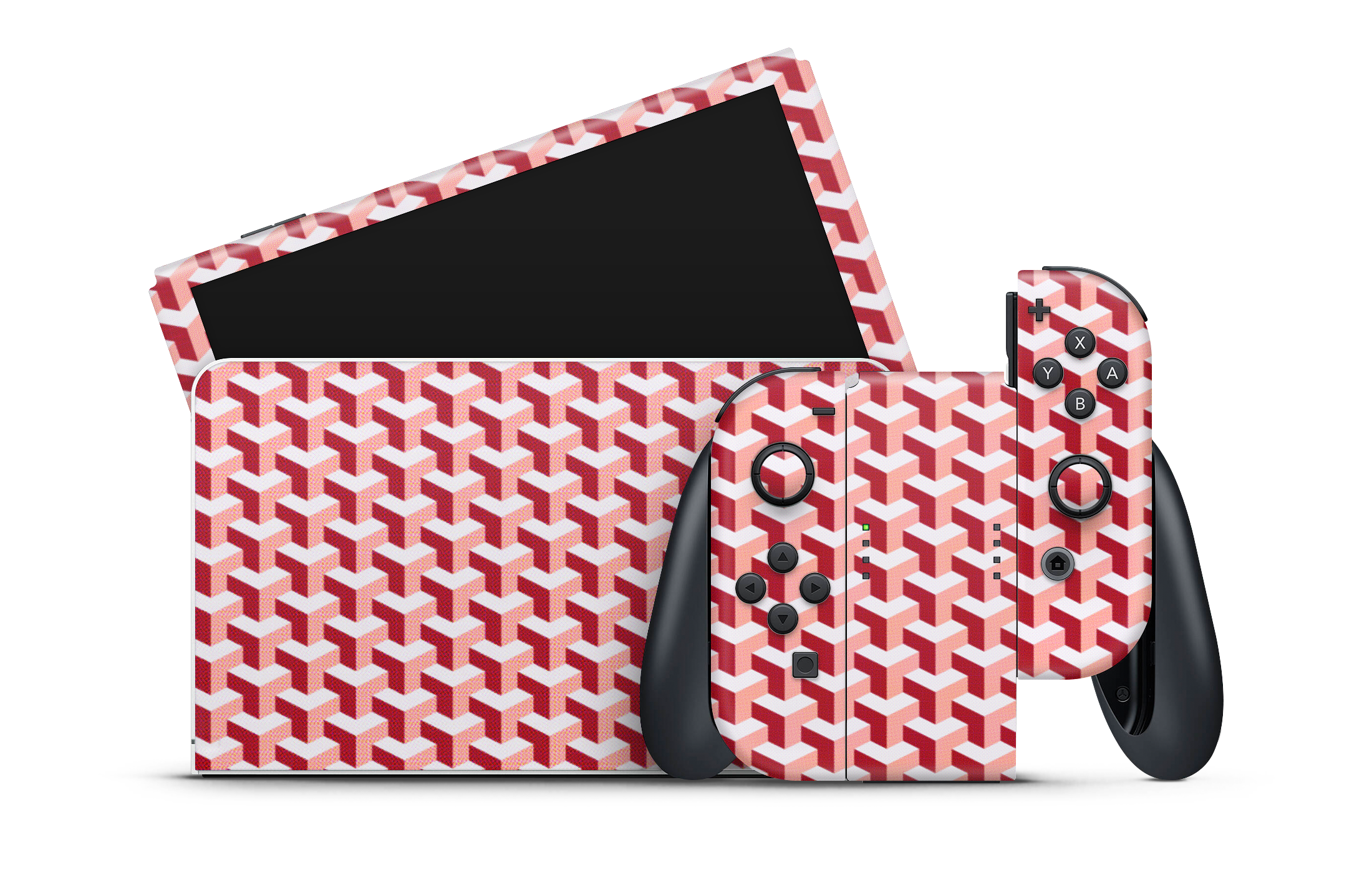 Nintendo Switch OLED Skin GG Red