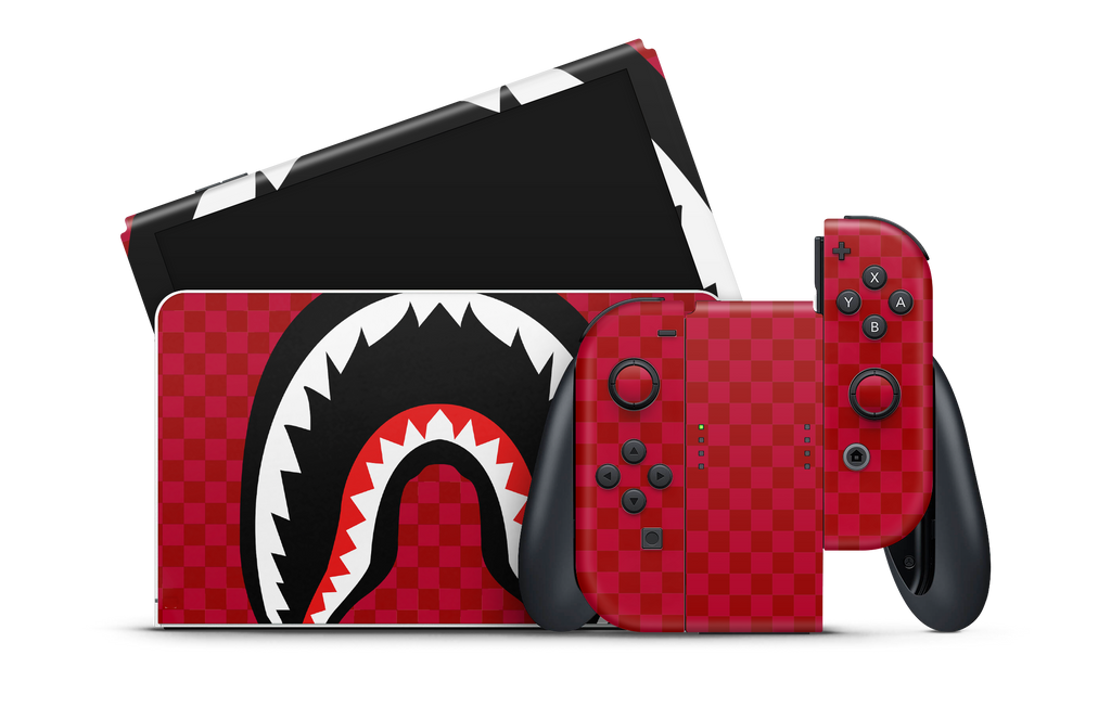 Nintendo Switch OLED Skin Shark Bite