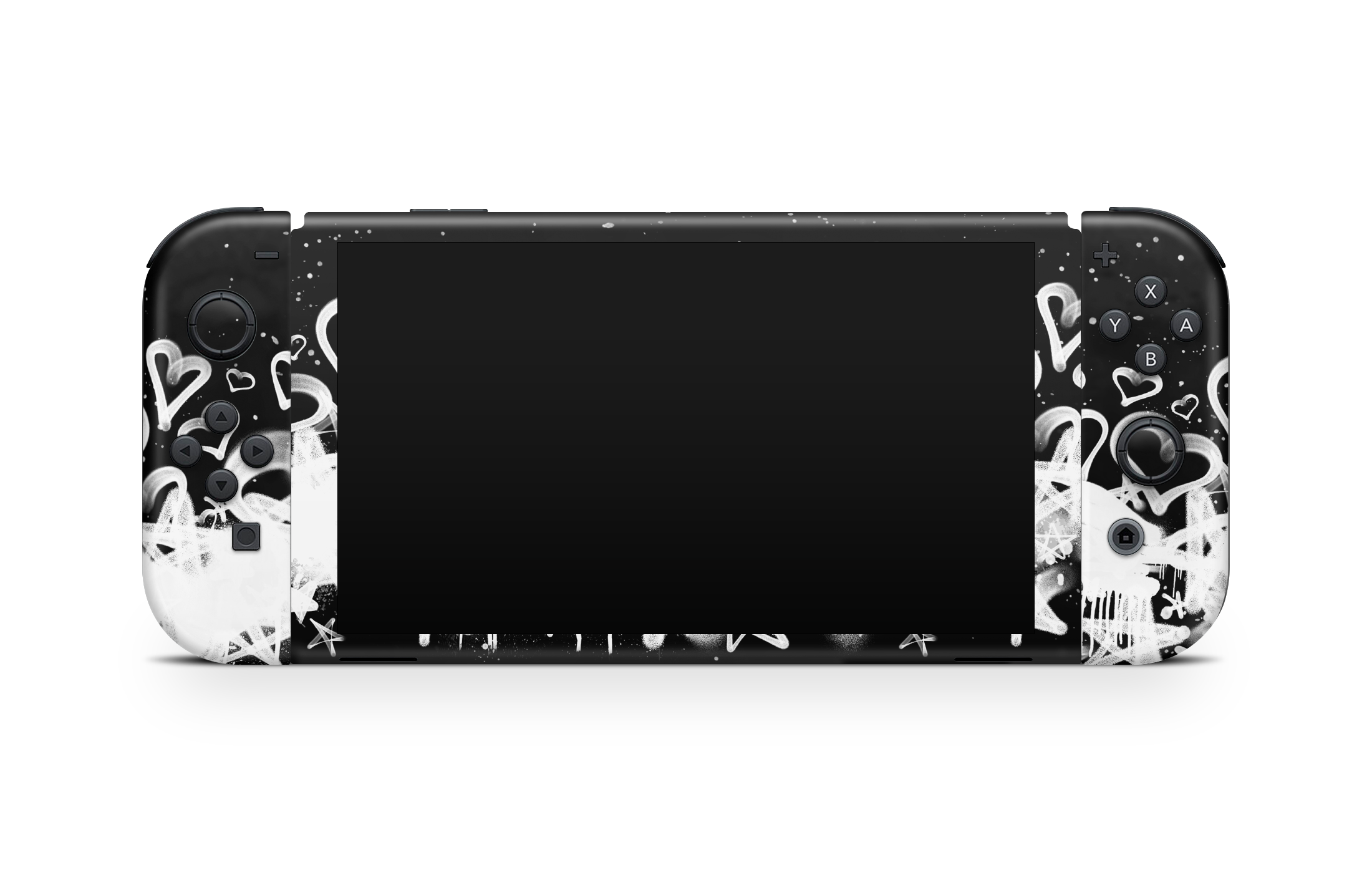 Nintendo Switch OLED Skin Hearts and Stars