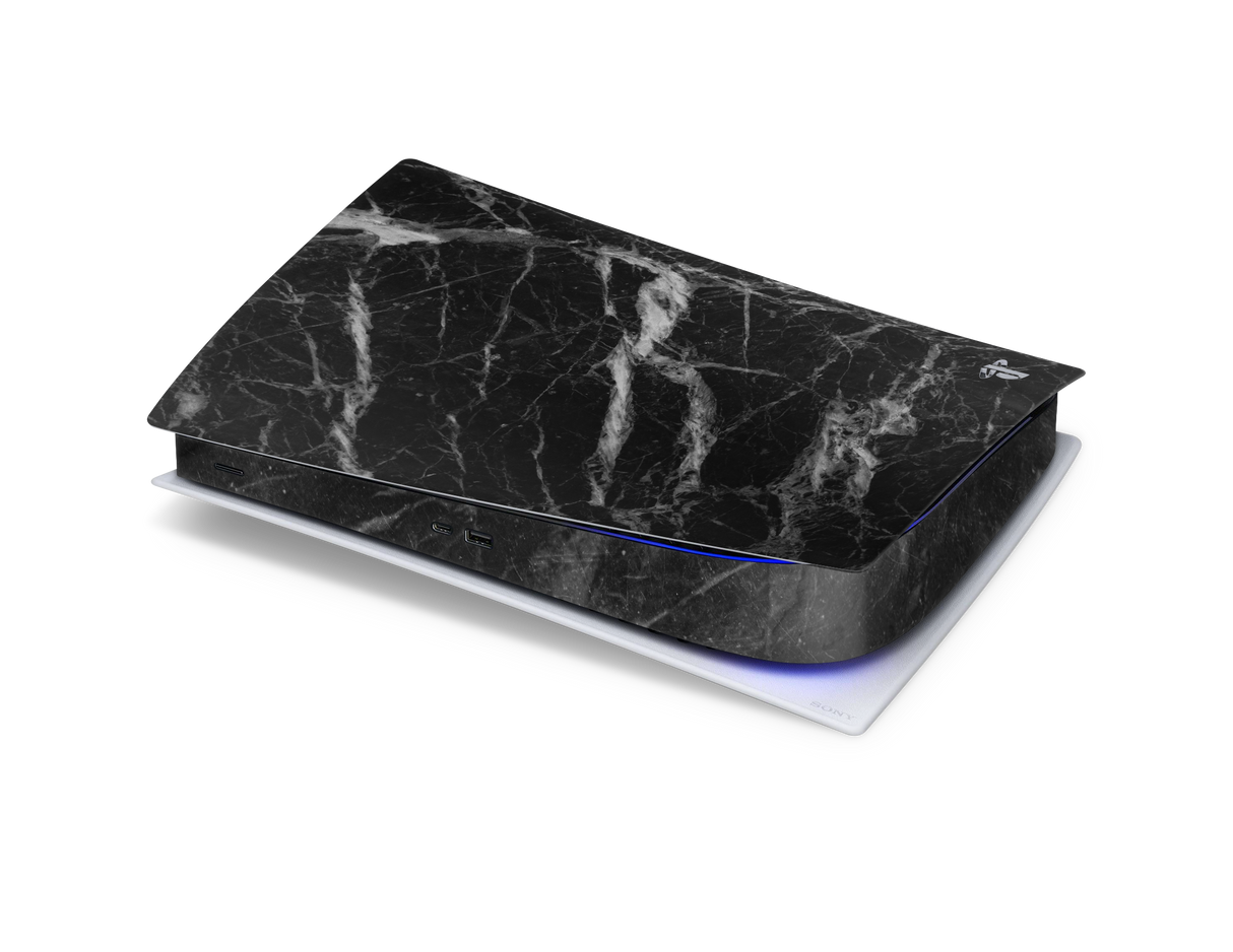 Playstation 5 Digital Skin Black Marble