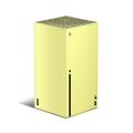 XBox Series X Skin Pale Yellow